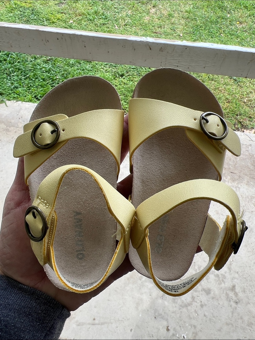 Old Navy Yellow Buckle Strap Kids Sandals